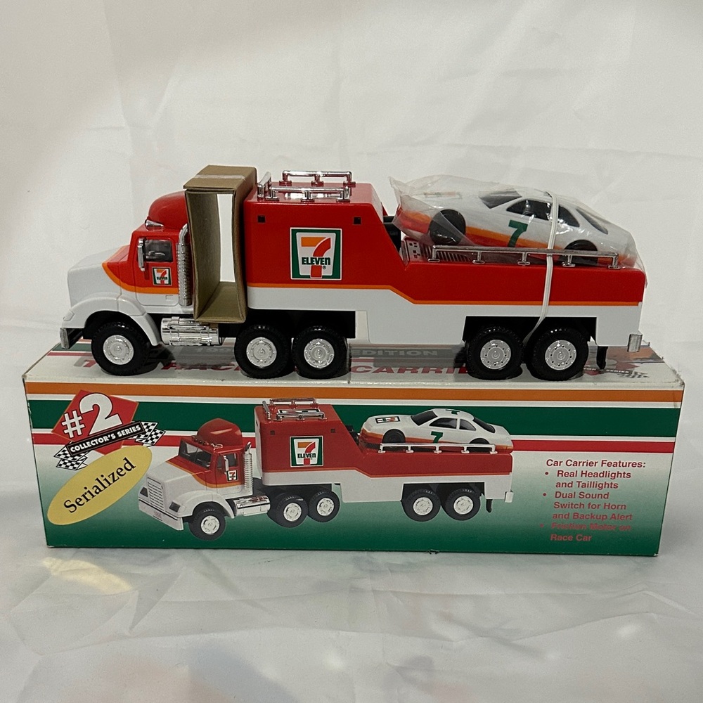 7-eleven 1996 Toy Race Car Carrier